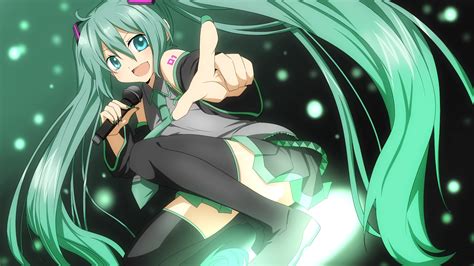 Hatsune Miku VOCALOID HD Wallpaper 1261400 Zerochan Anime Image