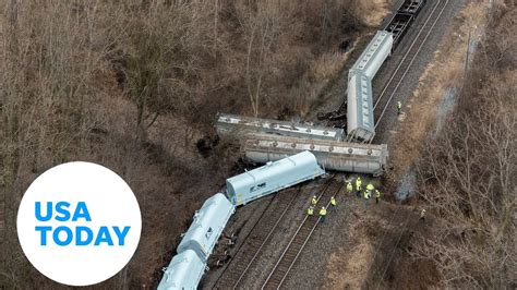 Norfolk Southern Train Derails In Michigan Investigation Ongoing Usa