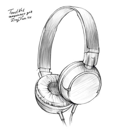 How To Draw Headphones Sketch For Adult Sketch Art Drawing