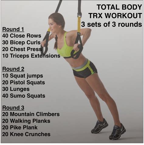 Work Off The Weekend Workout Total Body TRX The Four Percent