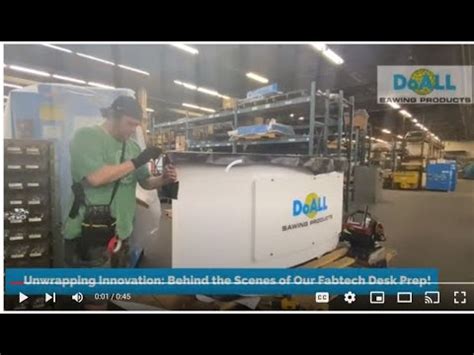 Wrapping Up The Details For Fabtech Doall Sawing Products Youtube