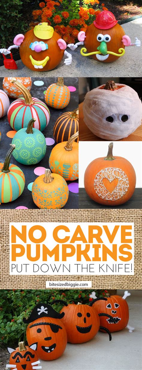 Put Down That Knife 14 Awesome No Carve Pumpkin Ideas