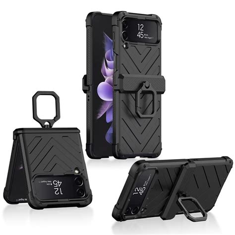 Magnetic Armor Shockproof Case For Samsung Galaxy Z Flip 4 | Samsung ...