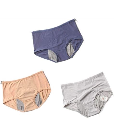 3pcs Leak Proof Menstrual Panties Cotton Panties Women Sexy