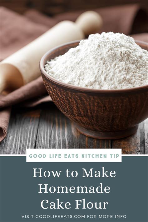 How To Make Cake Flour Substitute Homemade Cake Flour Good Life Eats