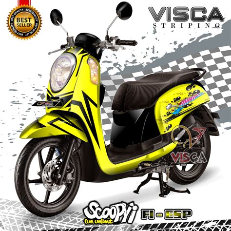 Jual Decal Scoopy FI ESP Full Body Stiker Scoopy FI ESP Full Body