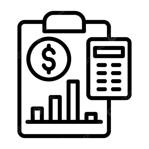 Budget Line Icon Vector Budget Icon Budget Business Png And Vector