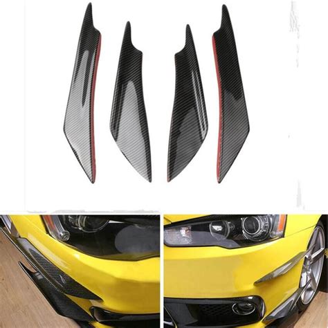 Universal Car Front Bumper Lip Canards Splitter For Hyundai I10 I20 I30