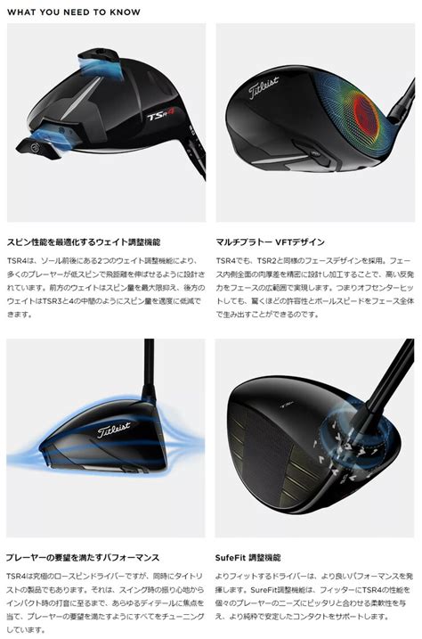 【楽天市場】ポイント10倍特注 納期2 5週 タイトリスト Tsr4 ドライバー ディアマナpd シャフト 2022年モデル 日本