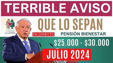 Terrible Noticiaamlo Aclara Y Destapa Pago Pension Que Lo Sepan