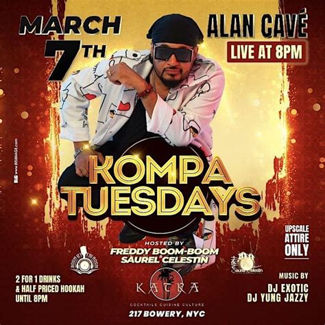 Kompa Tuesdays Number 1 Haitian Party In New York City Katra Lounge