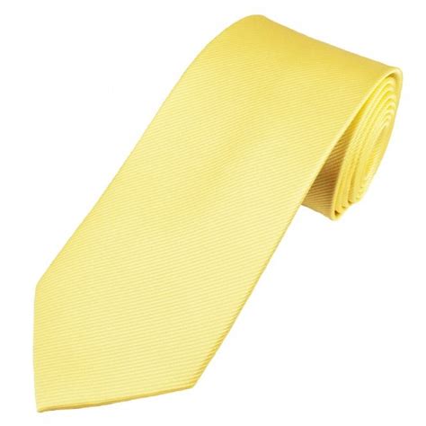 Plain Lemon Yellow Men S Silk Tie From Ties Planet Uk