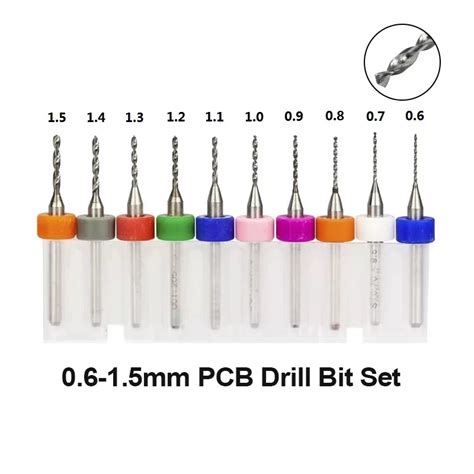 Pcs Set Mm Mm Carbide Pcb Drill Bit Set