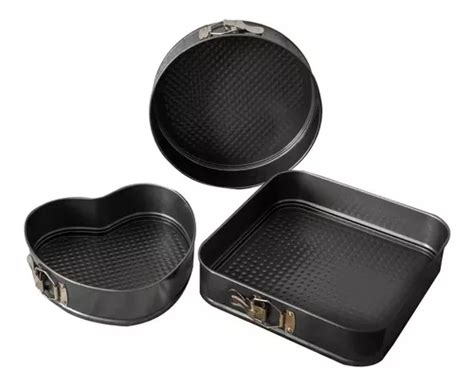 Moldes Para Torta Desmontable Set X 3 Unid M2 Sheshu Home