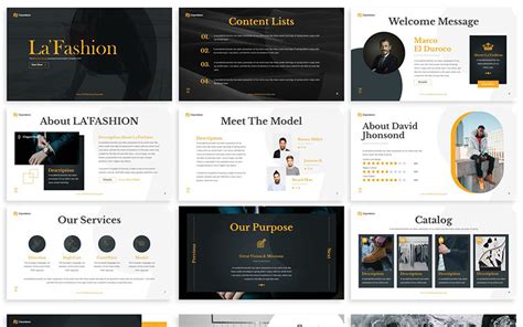 Experience Fashion Powerpoint Template Templatemonster