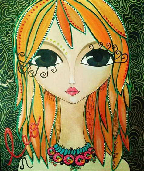 MUJER LEO Big Eyes Art Colorful Art Art Journal Inspiration