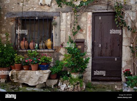 Traditional Provencal Homes At French Riviera Stock Photo Alamy