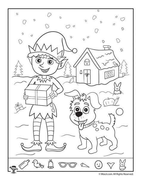 Christmas Hidden Picture Printables