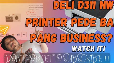 Deli D Nw Ink Jet Maganda Nga Ba Pang Printing Business Oh Hindi