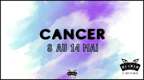 ♋ Cancer ♋ Semaine Du 8 Au 14 Mai 2023 🔮 Horoscope ️ Sentimental Et