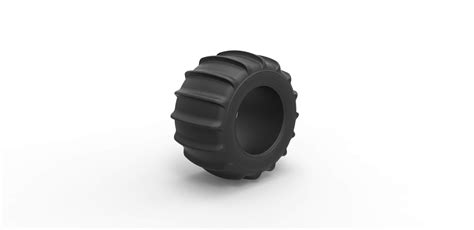 Dune Buggy Rear Tire 1:25 - 3D Print Model by CosplayItemsRock