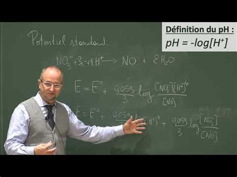 Comprendre L Quation De Nernst Le Potentiel Standard Youtube