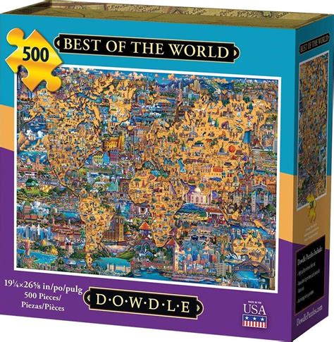 Amazon Dowdle Jigsaw Puzzle Best Of The World Piece