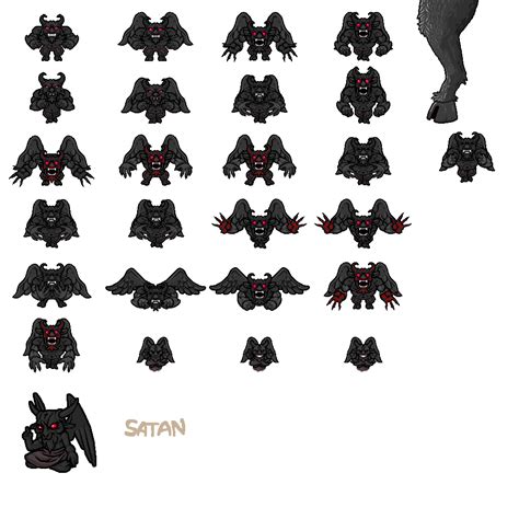 The Spriters Resource Full Sheet View The Binding Of Isaac Rebirth