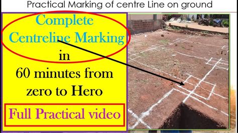 Centerline Marking In Construction L How To Do Building Centerline