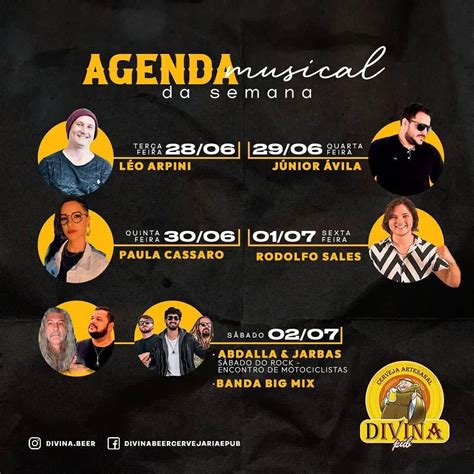 Cervejaria Divina Beer Agenda Musical H Not Cias