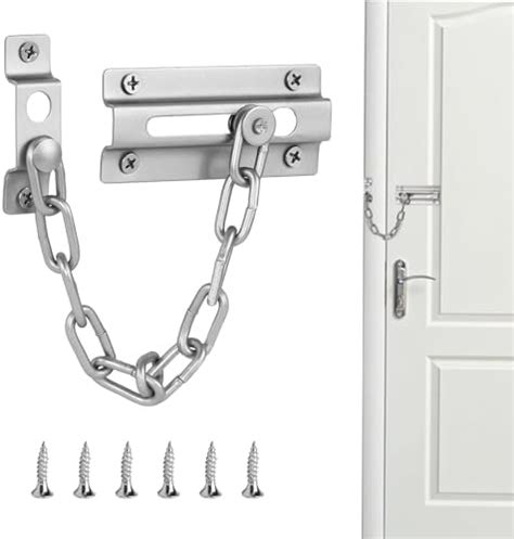 1pcs Stainless Steel Door Chainchain Lock For Door Anti Theft Home