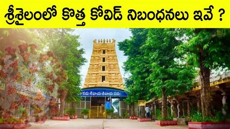 Srisailam Covid Updates Srisailam Darshanam Tickets Booking