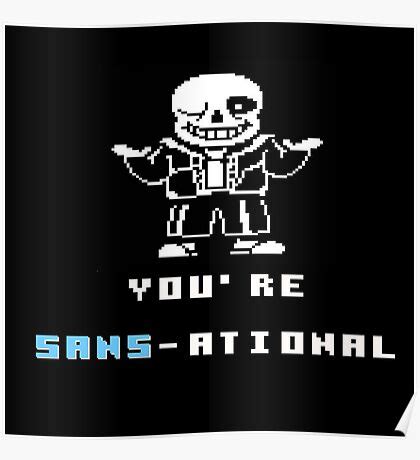 Sans Undertale: Posters | Redbubble