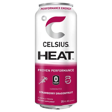 Celsius Heat Strawberry Dragonfruit Shop Diet And Fitness At H E B