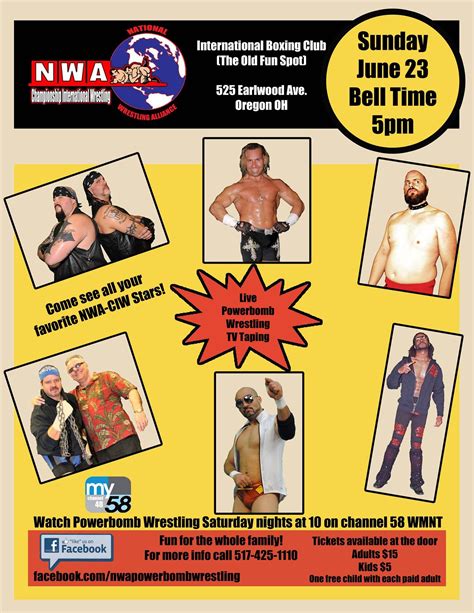 Poster We Designed For National Wrestling Association Nwa Member