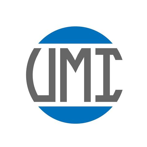 Umi Letter Logo Design On White Background Umi Creative Initials