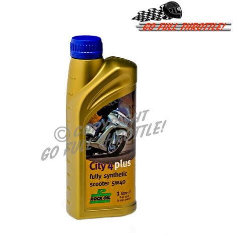 Rock Oil City 4 Fully Synthetic 4 Stroke Engine Oil 5w40