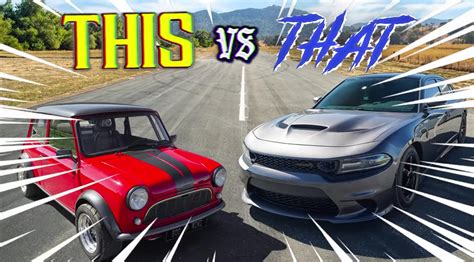 500 Hp Super Mini Cooper S Pulls A Surprise On A Charger Hellcat