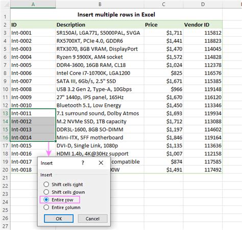 How To Insert Multiple Rows In Excel With Shortcut And 52 Off