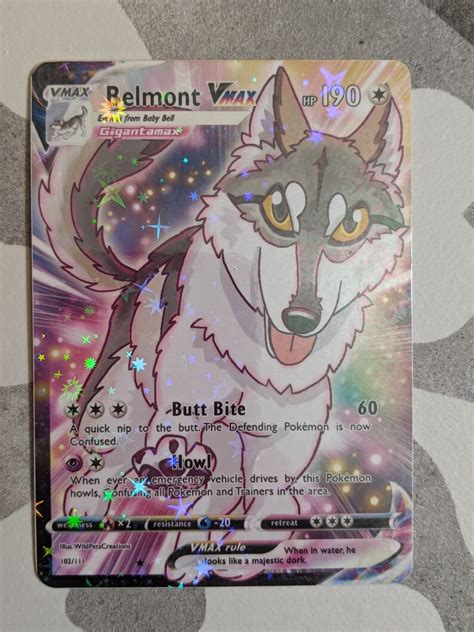 Holographic Pokémon Card - Etsy