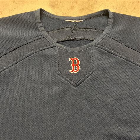 Vintage Boston Red Sox Long Sleeve With A Fleece Depop