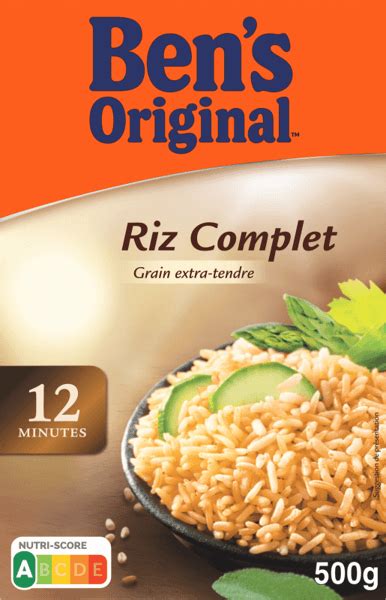 BEN S ORIGINAL Riz Complet 12 Mn Vrac 500g