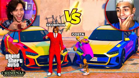 Competi O De Tunagem Dos Novos Carros No Gta Ft Gamer Costa