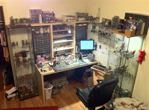 Warhammer Artists Workspace Home Workshop Hobby Room Work Space