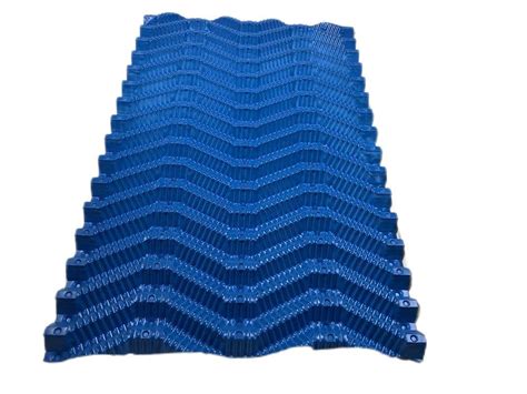 High Efficiency S Shape Blue Color Waste Water Pvc Honeycomb Fill For