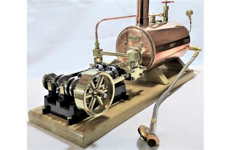 Live Steam Twin Cylinder Mill Model Steam Engine Fully Machined Kit