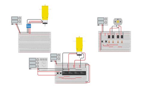 Circuit Design Puente H Tinkercad