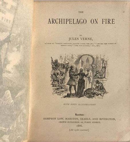 Jules Verne Book Archipelago On Fire L Archipel En Feu Anash