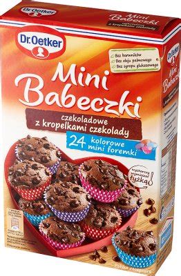 Dr Oetker Mini Babeczki Czekoladowe Z Kropelkami Czekolady