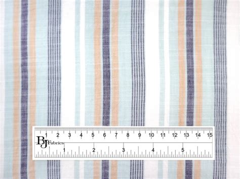 Japanese Cotton Lawn Stripe In Seafoam Bandj Fabrics